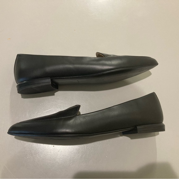 Everlane Black Leather Women's Flats - Picture 5 of 7